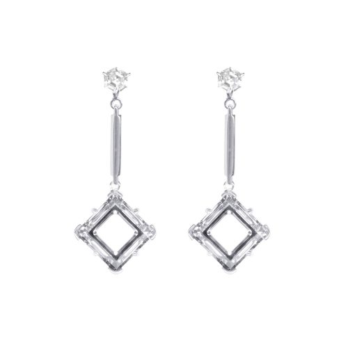 Crystal Hexagon Earrings ACER-HEXAGON-A