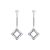 Crystal Hexagon Earrings ACER-HEXAGON-A