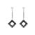 Crystal Hexagon Earrings ACER-HEXAGON-B