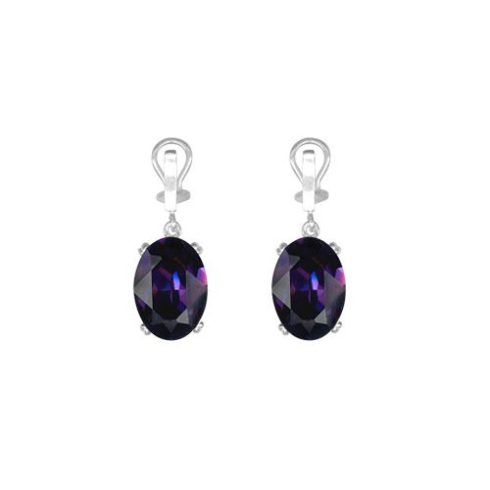 Crystal Oval Earrings ACER-OVAL-E