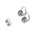 Crystal Sphere Earring (Crystal Evolution) ACERH-SPHERE-D