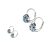 Crystal Sphere Earring (Crystal Evolution) ACERH-SPHERE-M