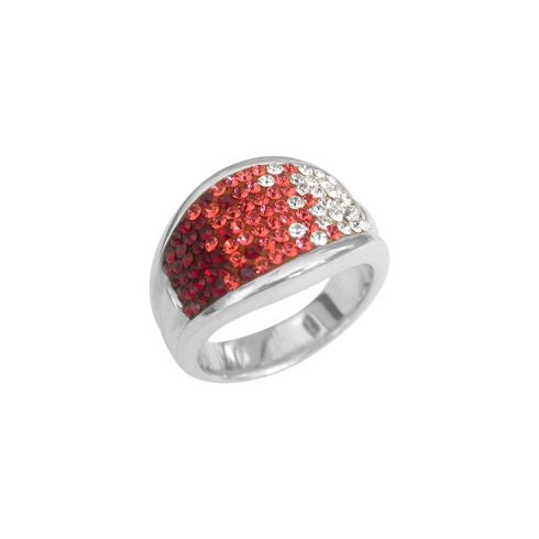 Silver Ring with Swarovski Crystals ACRING-27-G