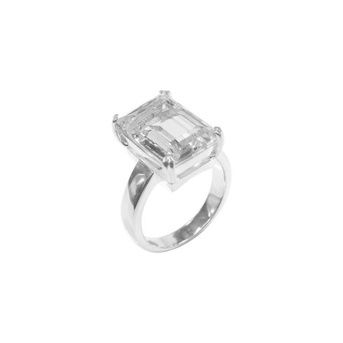 Silver Ring with Swarovski Crystal ACRING-38-A