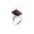 Silver Ring with Swarovski Crystal ACRING-38-B