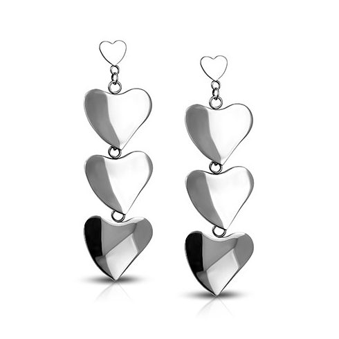 Love Heart Journey Steel Earring AEES154