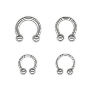 Circular Barbells with Extra Sizes 2.5 mm BCB 12-0GA