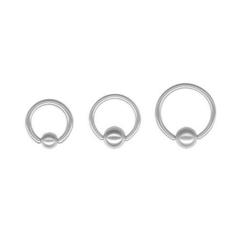 Ball Closure Ring, Surgical Steel - 0.8 mm (20 G) BCR2