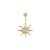 Gold Belly Button Ring - Sun BG16