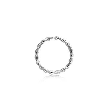 Thin Twisted Seamless Ring BRNNW