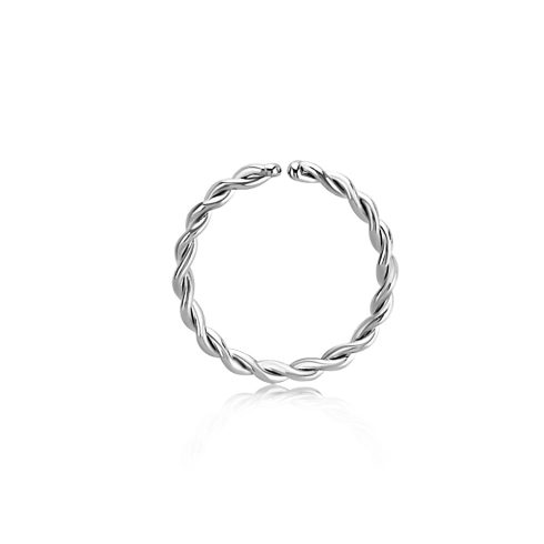 Thin Twisted Seamless Ring BRNNW