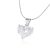 Crystal Love Heart Charm (Small) - Fashion Necklace CCZS116