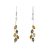 Silver Earring with Ambers E2041