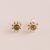 Silver (925) Earring with Amber Stones E5274