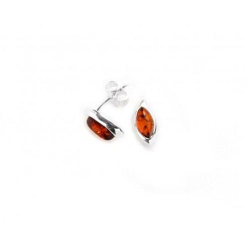 Silver (925) Earring with Amber Stones E5283