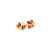 Silver (925) Earring with Amber Stones E8062