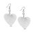 Grid Love Heart Fashion Earrings FEBS375