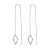 Cut-Out Diamond-Shape Fashion Earrings FEBS386