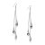 Trio Cone Long Drop Hook Fashion Earrings FEBS429