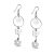 Circle Flower Link Fashion Earrings FEBS483