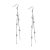 Cubes Long Drop Hook Fashion Earrings FEBS490