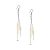 Light Pink Bead Slinky Fashion Earrings FEHS515