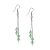 Peridot Bead Slinky Fashion Earrings FEZS151