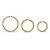 14 K Gold Continuous Ring for Nose, Tragus, Helix G-BSR