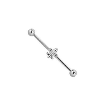 Industrial fülpiercing liliommal HINDCL