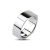 Mirror Polished Square Band Ring HR-0001M