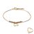 Stainless Steel Anklet with Heart and Beads HSA281R