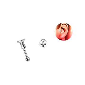 Helix-tragus piercing csavar formájú véggel HTRG14