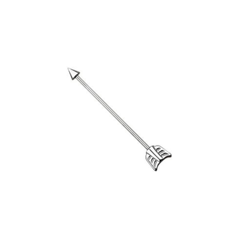Industrial Barbell with Cone and Casted Arrow End 1.2 mm INAWS1