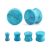 Double Flared Turquoise Stone Plug - 14 mm OTUPL-14