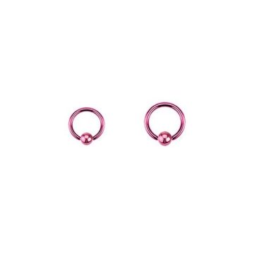 Ball closure ring -  pink pvd PI-BCR