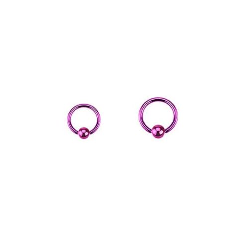Ball closure ring - purple pvd PU-BCR