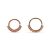 PVD Rose Gold Annealed Surgical Steel Septum Ring - 1.2 mm SEPTTNS