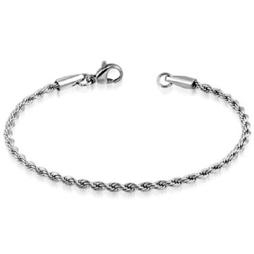 Twisted Rope Link Chain Bracelet SNBB687