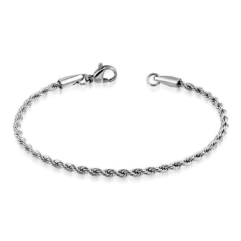 Twisted Rope Link Chain Bracelet SNBB687