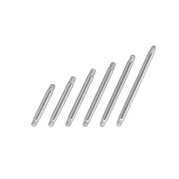 Egyenes acélszárak piercinghez 1.2-1.6 mm ST-Bwire-STR