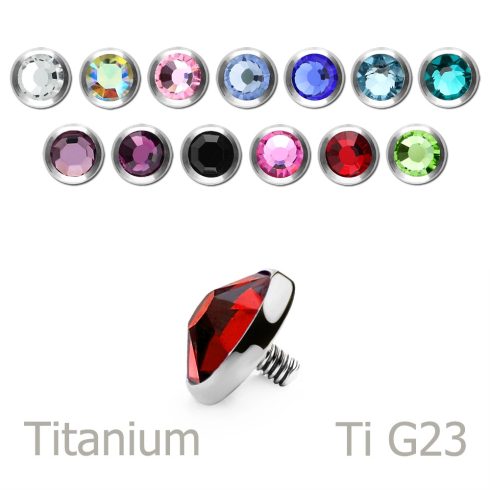 Titanium Jewelled Internal Attachment T-AJF5