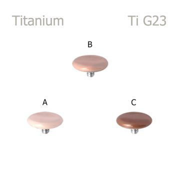   Bőrszínű titánkorong microdermal piercingalkatrész T-EIADA
