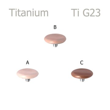   Bőrszínű titánkorong microdermal piercingalkatrész T-EIADA