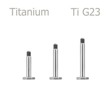 Titanium Micro Labret Stem T-LNw