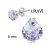 Prong-Set Round Circle Stud Earrings XRYS006