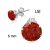 Prong-Set Round Circle Stud Earrings XRYS006