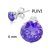 Prong-Set Round Circle Stud Earrings XRYS006