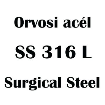 Surgical steel piercing (SS316L)